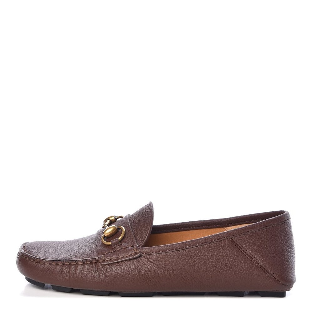 HOST PICK 👞 Gucci Calfskin Hebron Horsebit Loafer Moccasins NEW IN BOX - Picture 5 of 9